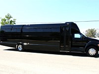 23 - 45 pass Black-White Shuttle, Mini-Bus, Coach Bus - x8
