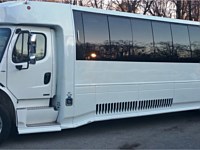 23 - 45 pass Black-White Shuttle, Mini-Bus, Coach Bus - x9