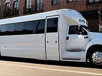 30 pass White Limo Party Bus - x6